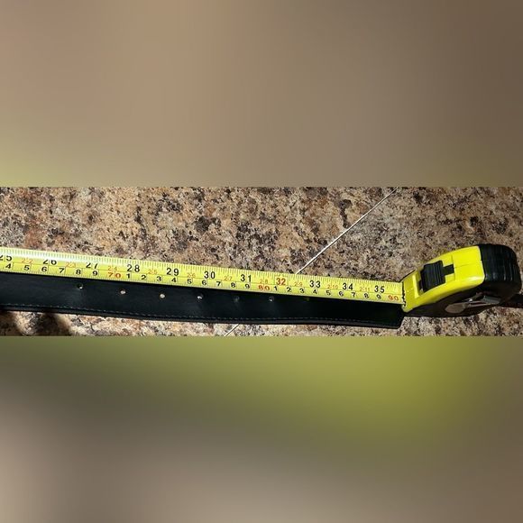 Black belt women’s with muted silver buckle B13 - Picture 6 of 9